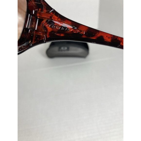 Oakley Woman's Sunglasses Black Red Tortoise With Case And Cleaning Cloth READ - Picture 11 of 15